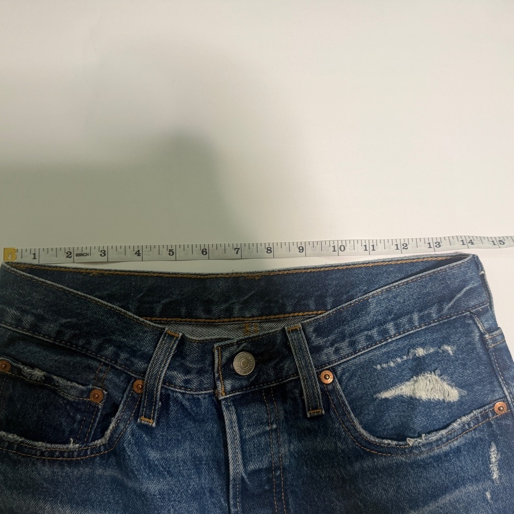 Levi's Classic 501 Straight Blue Jeans for Women - Picture 6 of 6